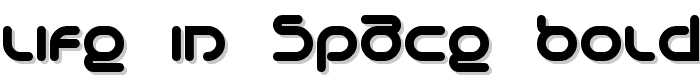Life in Space Bold font